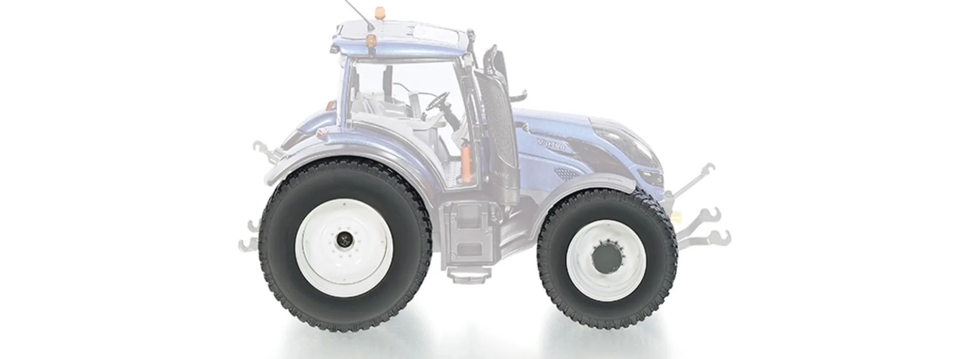 WIKING 077396 Rädersatz Kommunalbereifung für Valtra T4 | Rädersatz 1:32