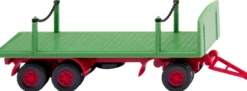 WIKING 044703 Rungenpritschen-Anhänger maigrün | Landwirtschaftsmodell 1:87