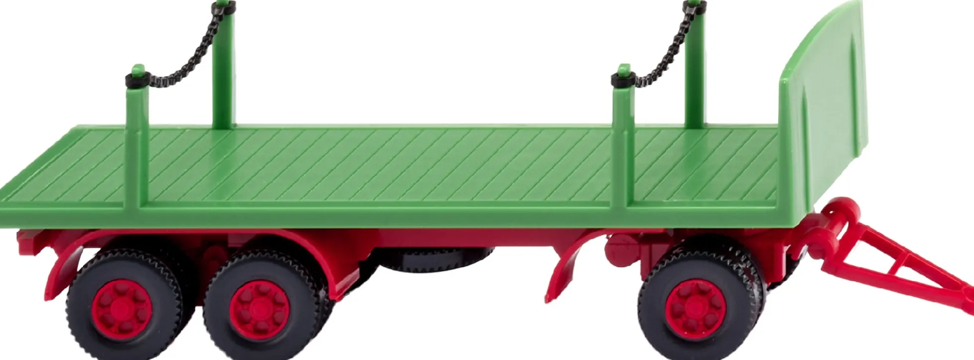 WIKING 044703 Rungenpritschen-Anhänger maigrün | Landwirtschaftsmodell 1:87