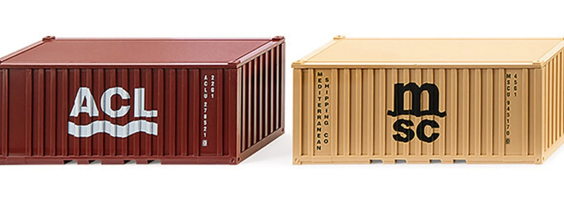 WIKING 001826 Zubehörpackung 20ft. Container | Modell Spur 1:87