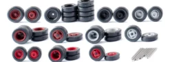 WIKING 001834 Zubehörpackung - Räder für Schnelllaster | LKW-Zubehör 1:87