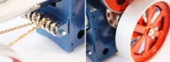 Wilesco 00415 Dampftraktor D415 | Modell rot/blau | Bausatz