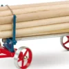 Wilesco 00425 Langholzwagen A425 rot/blau