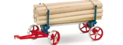 Wilesco 00425 Langholzwagen A425 rot/blau