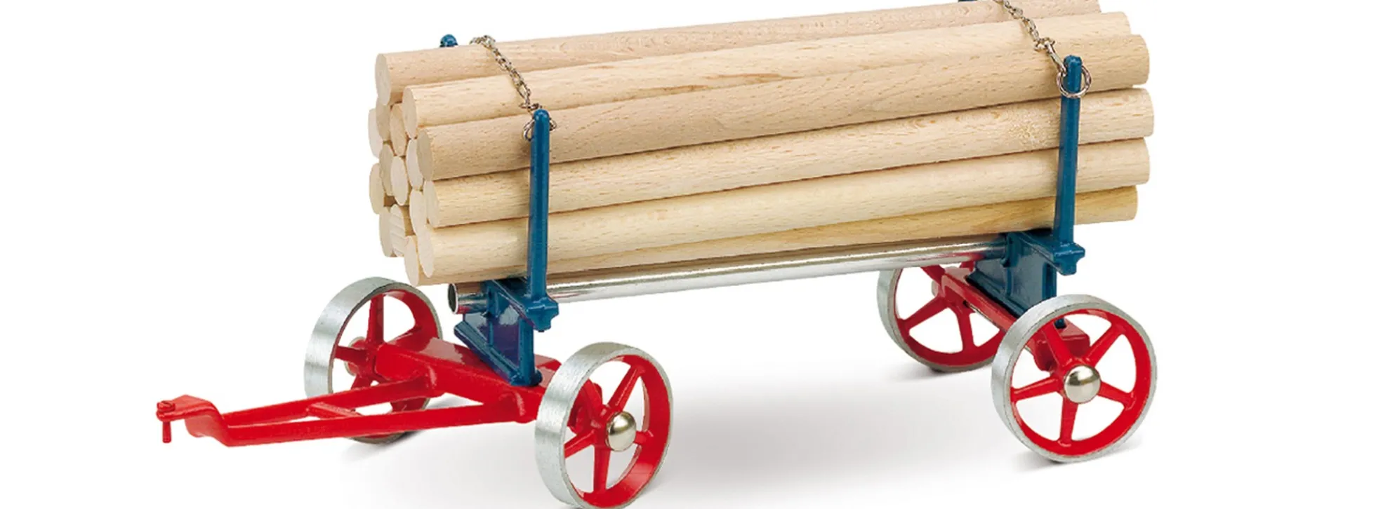 Wilesco 00425 Langholzwagen A425 rot/blau