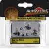 WOODLAND-SCENICS WAS5344 Bad Boy Bikers | 3 Stück | Motorrad-Modell 1:160