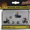 WOODLAND-SCENICS WAS5554 Biker Treff | Motorradmodell 1:87
