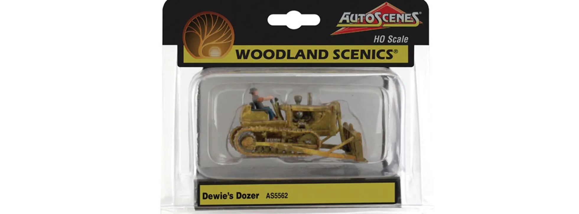 WOODLAND-SCENICS WAS5562 Dozies Planierraupe | Baumaschinenmodell 1:87