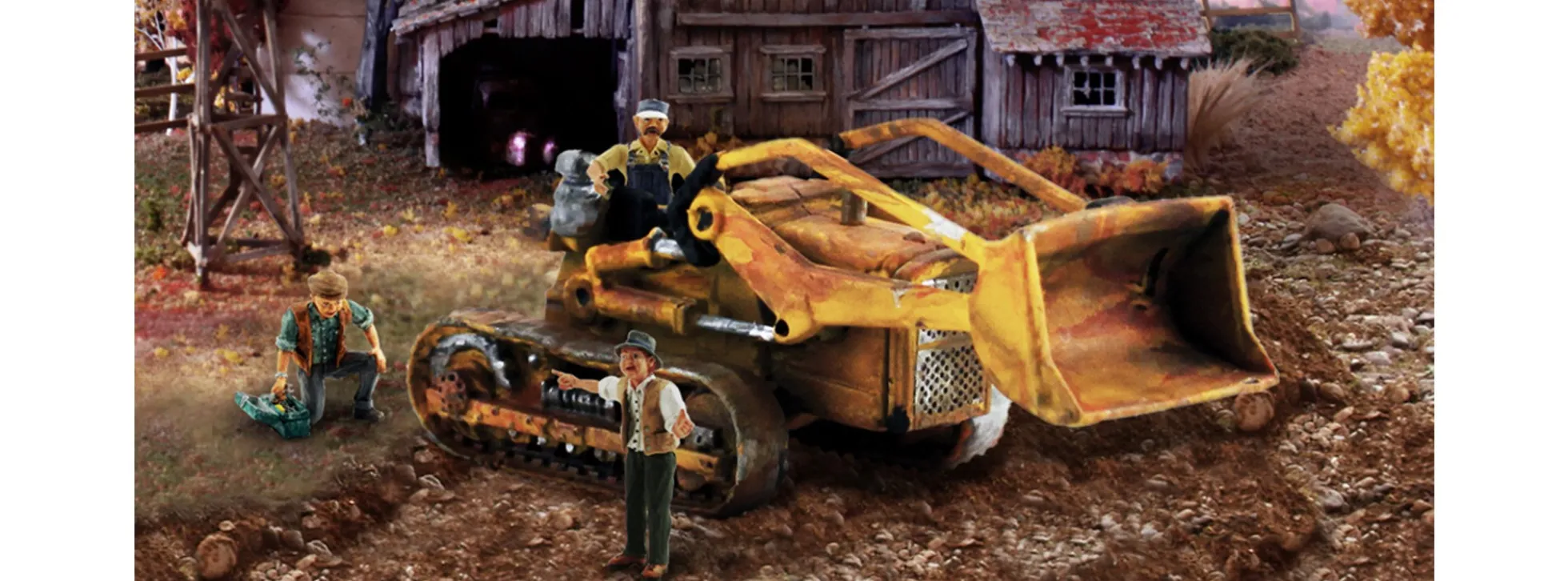 WOODLAND-SCENICS WAS5558 Fritzs Frontlader | Baumaschinenmodell 1:87