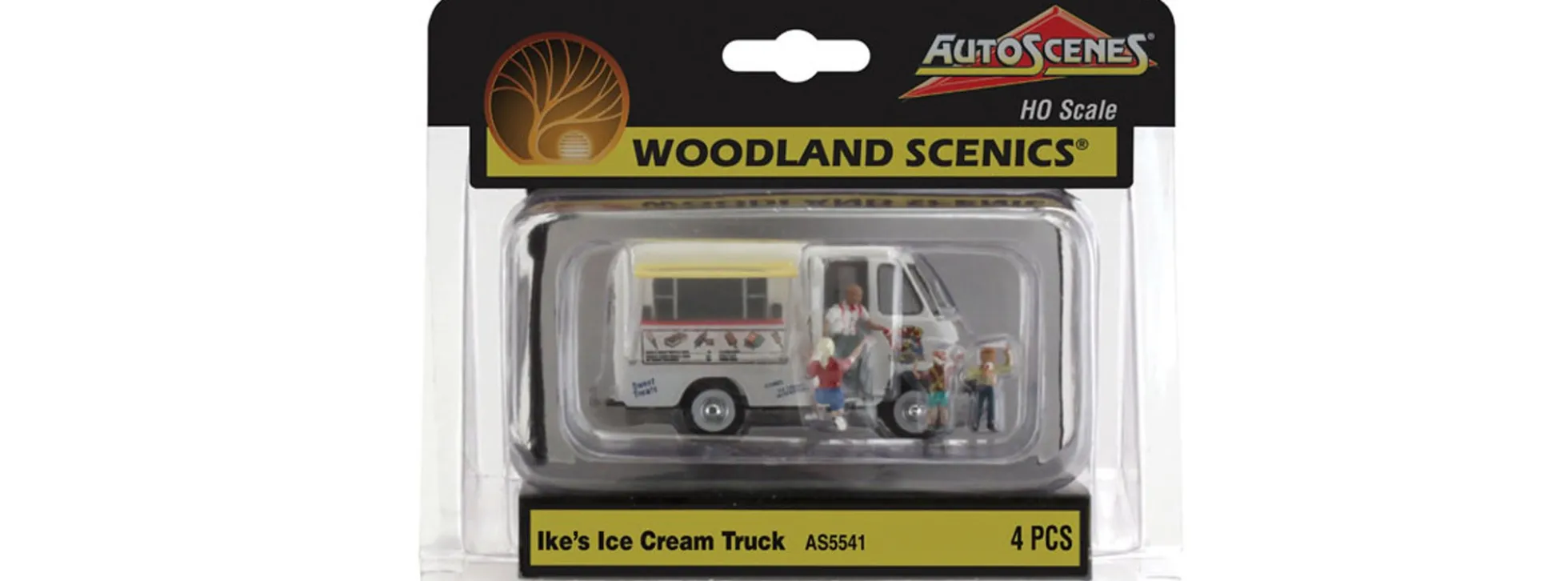 WOODLAND-SCENICS WAS5541 Ikes Eiscremewagen | Modellauto 1:87