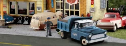 WOODLAND-SCENICS WAS5550 Rockys Straßenbaubetrieb | Baumaschinen-Modell 1:87