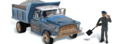 WOODLAND-SCENICS WAS5550 Rockys Straßenbaubetrieb | Baumaschinen-Modell 1:87